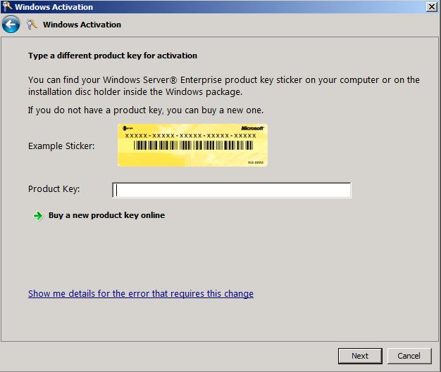 windows server 2003 product keys